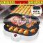 Electric Takoyaki Maker BBQ Grill Plate Machine Mini Steak Frying Pan 20 Holes Octopus Balls Maker DIY Takoyaki Baking Machine