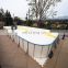 Temporary use 10mm~20mm thickness and pe material self lubricating synthetic ice rink made in China