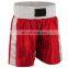 Custom logo Printed satin fighting muay thai kick boxing short for men