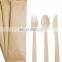 disposable high quality bamboo knife fork spoon set