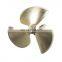 Customized high quality 3 blade bronze ship propeller