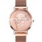 Classic skull rose watch Skmei 9173 top quality luxury mesh strap 30meter waterproof men quartz wristwatch