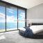 Kitchen bathroom balcony living room partition sound insulation aluminum frame glass sliding door