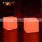 event cube chairs bright colored outdoor furniture 40cm led cube seat chair light