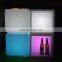 led ice bucket stand /Colorful decorative bar furniture PE material horizontal tray plastic led illuminated ice bucket