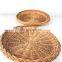 Decorative Woven Set of Three Mini Boho Rattan Wall Baskets WIcker Wall decoration Wholesale Vietnam Supplier