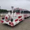 58 seats diesel type trackless train park tourist train without rail