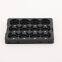 black plastic blister trays for electric parts vaccum forming blister packaging tray material PS