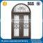 Hot New Products Entry Wood Wrought Iron Bar Door