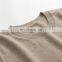 Women's 100% Cashmere Casual Short Sleeves Tops Knitted Round Neck T-shirt Autumn Pullovers with Crew Neck Solid Pattern