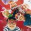 8Pcs Christmas Glasses Glitter Holiday Frames with 18 Designs for Party Accessories
