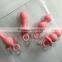 2016 Pink color Adult sexy toys Triple Anal Training Butt Plugs Kit for couple