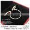 2015 china jewelry wholesale angle wings 925 silver black CZ finger ring for girl