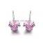 Bulk Wholesale Costume Jewelry Round Heart Square Shape Zircon Earrings Sets