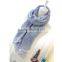 Leisure Paisley Pattern Lace Brim Women's Multifunctional Pashmina Shawl