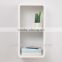 MDF wooden bookcase wall storage dispay glossy white 60xx30x20cm