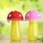 mini colorful Ultrasonic Cool Mist Humidifier USB Mushroom LED Night Light Mist Discharge Cute Air Diffuser Atomizer for Home