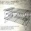 AN184 ANPHY Light Cabinet Publisher 3-Tier Cooling Rack Steel SGS 3 Layers Cake Cooler Metal Shelf Gift Packing 10sets /carton