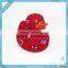 China cheap LED flashing bath floating rubber toys LED ducks toy