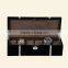personalized luxury wooden watch box with leather lining,6 pieces watch dispaly