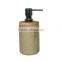 Natural Beige Polyresin Sandstone Bathroom accessories set for hotel and home