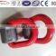 Red painted alloy steel D-ring