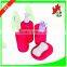 4pcs palstic bathroom accessory