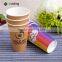 kraft outer sticker double WALL PE coated coffee cup