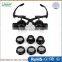 Magnifying Glasses Resin Lupa 10X 15X 20X 25X Eye Jewelry Watch Repair Magnifier Glasses With 2 LED Lights New Loupe Microscope
