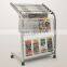 5 tier newspaper display rack