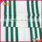 1505# Custom cotton textiles 25% cotton 75% polyester 5% spandex striped knitting fabric