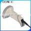 Black/White/Grey 1d laser handheld barcode scanner                        
                                                Quality Choice