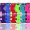 Popular hard PC and silicone combo tuff case for iPhone 5C