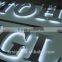 hot sell brushed stainless steel back lit letters, led letter sign