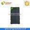 2015 new arrival dual USB 5V 2A portable 8000mah waterproof solar power bank