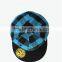 custom 6 panel embroidery check pattern flex fit hats