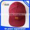 100% cotton red leather patch custom snapback caps in high quality