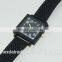 high quality luminous function square dial quartz watch for man