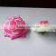 white artificial rose head13cm big open rose heads with curl petals
