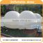 Giant white inflatable 3 domes projection tent, inflatable sphere dome for activity