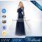 Hight Quality Products Plus Size Ladies Blue Formal Chiffon Halter Maxi Dress
