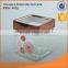 Wholesale popular square glass storage jar with decal