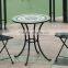 Mosaic 3pc Bistro Set Mosaic table chair set