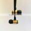 Hot selling super bass stereo metal earphone for smartphone
