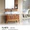Classic white color solid wood material cheap price Italian bathroom vanity