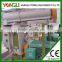 Compact design wood pellet press line