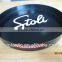 full color printing anti-slip finish plastic round serving tray