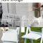 White Resin Folding Chairs For Wedding JC-H27