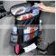 car back seat organizer with an ice cooler bag also four little bags storage for your stuffs