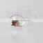 2015 china best selling manufacturer heat resistant cute decal clear glass cup with handle